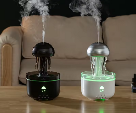 Méduse diffuseur d'huiles essentielles effet pluie