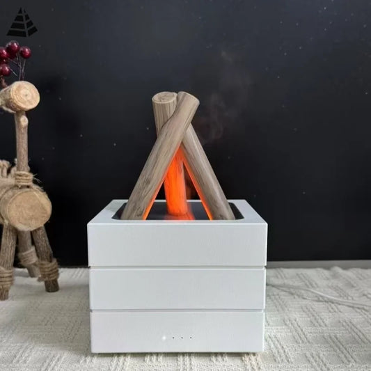 New Arrival  USB Essential Oil Diffuser & Cool Mist Humidifier 2 in 1 Bonfire Aromatherapy Diffuser-6