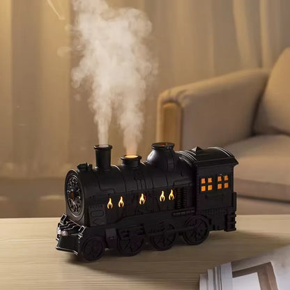 300ml Train Diffusers  Large Room Aromatherapy Diffuser Cool Mist with 2 Light 2 Mist Mode Auto Shut-Off USB Humidifier-0